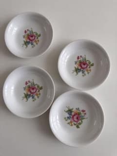 オールドNoritake 薔薇柄 小皿 4枚セット - メルカリ