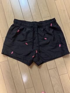 H&M アイスキャンディー柄 ショートパンツ ブラック Sのサムネイル