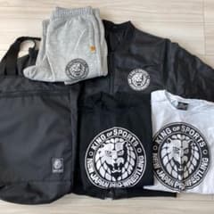 新日本プロレス　ジャケット　半袖Tシャツ　スウェット上下　セットのサムネイル