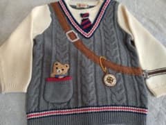 期間限定値下げ❣❣　ミキハウス　セーター2枚セットのサムネイル