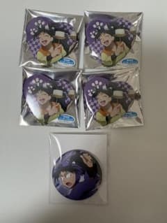 忍たま乱太郎 ナンジャタウン ハート缶バッジ 久々知兵助 4個 缶バッジ