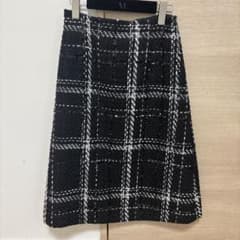 マグノリアコレクション ツイードスカート ロング丈 望月順子 サイズ38