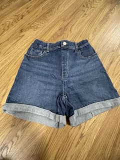 ユニクロ　デニムショートパンツ　150のサムネイル