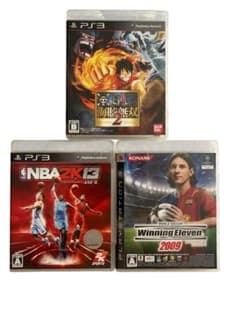 3장 세트 ONE PIECE 해적 무쌍 2NBA 위닝 일레븐 PS3