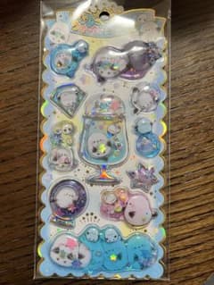 【匿名】未開封シマエナガ ウォーターシール シャカシャカ 正規品 クリームソーダのサムネイル