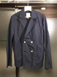 STILL BY HAND ダブルブレストジャケット 48 ネイビー 美品のサムネイル