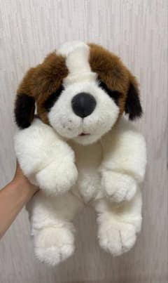 セントバーナード ぬいぐるみ 犬 レトロ 吉徳 当時物 プチエンジェル