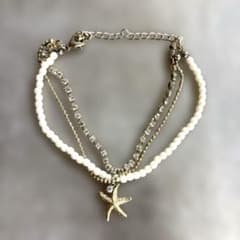 美品！✨　ヒトデのキラキラ3連ブレスレット✨のサムネイル