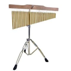 美品】ツリーチャイム ウィンドチャイム 36音 スタンド付き