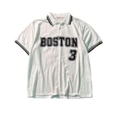 7SM2 BOSTON 프린트 폴로 셔츠 아메카지 입고 used