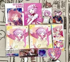プロセカ 鳳えむ グッズまとめ売り 色紙 缶バッジ ブロマイド メモステ エピカのサムネイル
