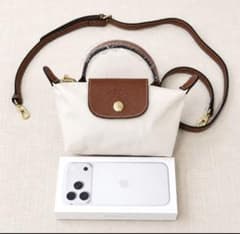 新品 ロンシャン ルプリアージュ エクストラ XS アイボリー2WAY