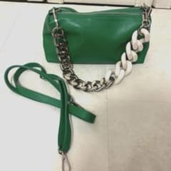 SILNA minacolo 2way カーフレザー チェーンバッグ