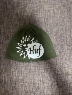 HUF ニット帽 ビーニー オリーブのサムネイル