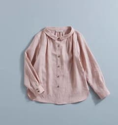 アトリエナルセ リネンブラウス サーモンピンク atelier naruse - メルカリ