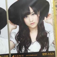 乃木坂46生写真星野みなみのサムネイル