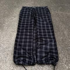 00s archive OAKLEY check pants y2k teck - メルカリ