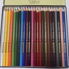 三菱鉛筆 ポリカラー色鉛筆 24色のサムネイル