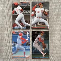 カルビー プロ野球カード 1991年 広島東洋カープ 4枚セットのサムネイル