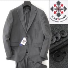 新品】パーソンズフォーメン ウォッシャブル ストレッチ スーツ YA6 灰