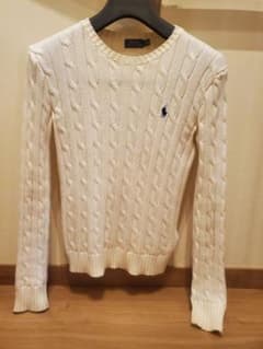 5,000円→4,500円Polo Ralph LaurenケーブルニットXSのサムネイル
