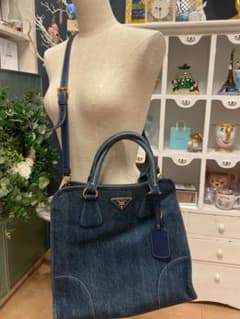 PRADA プラダ 2wao デニムショルダーバッグのサムネイル
