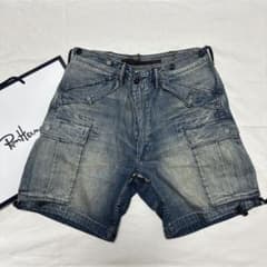 RRL Ron Herman別注 DENIM CARGOSHORTS W33 - メルカリ