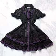 h.NAOTO FRILL ♡ネクタイ付きゴシックワンピース　　希少　レア h.NAOTO FRILL ♡ネクタイ付きゴシックワンピース 希少 レア - メルカリ