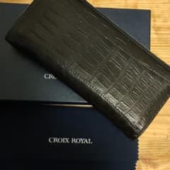 クロコダイルレザー財布　本物のサムネイル