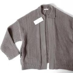 美品□LIDNM(リドム) ヘビーウェイトニット ビッグフィット 