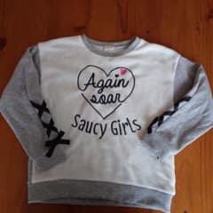 Again soar Saucy Girls トレーナー 140のサムネイル