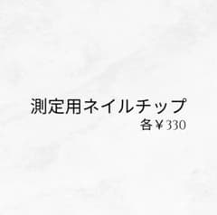 測定用ネイルチップのサムネイル