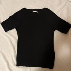 レディース　トップス　黒　レトロガールのサムネイル