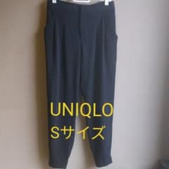 【UNIQLO】ジョガーパンツ黒 Sサイズのサムネイル