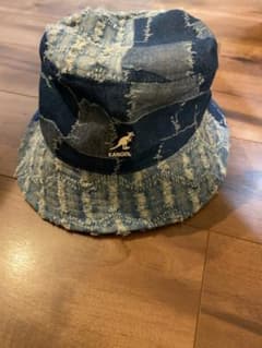 KANGOL Denim Mashup Bucket（Lサイズ・ほぼ未使用）のサムネイル
