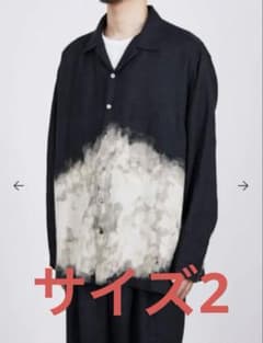 MARKAWARE 長袖ヘンプオープンカラー CLOUDY BLEACHING - メルカリ