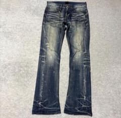 パンツ jackrose damaged flare denim y2k T0091 jackrose damaged flare denim y2k T0091 - メルカリ
