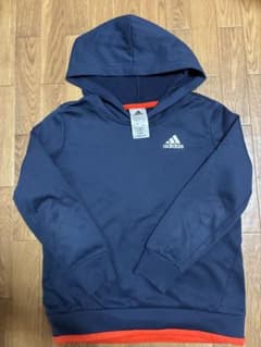 adidas キッズ 裏起毛パーカー 130cmのサムネイル