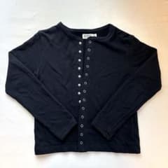 BEAMS BOY リングドット カーディガン ブラック レディースのサムネイル