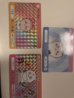ちいかわ　カードダス　3枚セット　はちわれシークレットのサムネイル