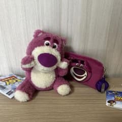 ☆匿名配送☆ 2点 ロッツオ ひょこぴょこぬいぐるみ＆リール付フェイスパスケース