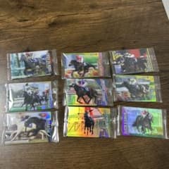 競馬 競走馬 サラブレッドホースコレクション9枚セットのサムネイル