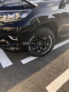 デイトナ F7S 20インチ グッドリッチ付4本セット 150プラド 150プラド後期 RAYS デイトナ FDX-F7S 17インチ オールテレーン