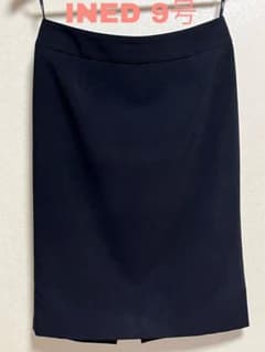 【美品】イネド タイトスカート 黒 9号のサムネイル