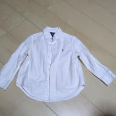 【美品】POLO RALPH LAUREN 長袖シャツ ホワイトのサムネイル