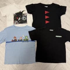 ブラックチャンネル マリオ マイクラ Tシャツ 130