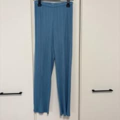 PLEATS PLEASE イッセイミヤケ パンツ ブルー
