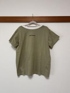 INGNI ロゴ刺繍 リンガーTシャツ カーキのサムネイル
