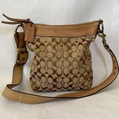 COACH ブラウン ショルダーバッグのサムネイル