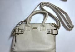 【美品】D.KELLY 2WAY ハンドバッグ ショルダーバッグ ベージュ